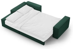 Zielony rozkładany narożnik (lewostronny) Jodie – Micadoni Home