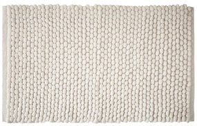 Biały dywanik łazienkowy 50x80 cm Aspen Bobble – Bianca