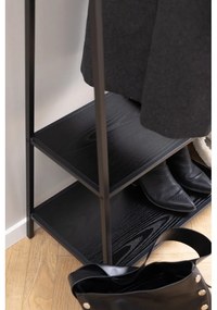 Czarny stojak na ubrania w dekorze jesionu Seaford – Actona