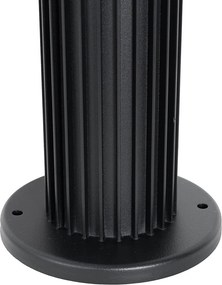 Designerski słupek oświetleniowy zewnętrzny czarny 50 cm IP44 - Boris