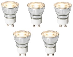 Zestaw 5 żarówek LED GU10 z 3-stopniową regulacją jasności, 35 mm, 4 W, 220 lm, 3000 K