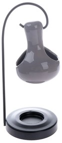Wisząca lampa zapachowa, szara, 9 x 22 cm