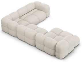 Beżowy narożnik (prawostronny/w kształcie litery U) Loretto – Cosmopolitan Design
