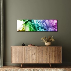 Obraz - kolorowy dym (170x50 cm)