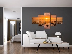 Obraz zachodu słońca (125x70 cm)