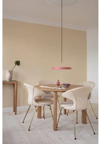 Różowa lampa wisząca LED z metalowym kloszem ø 43 cm Asteria Medium – UMAGE