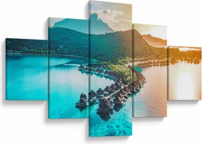 Obraz - Bora Bora (125x70 cm)