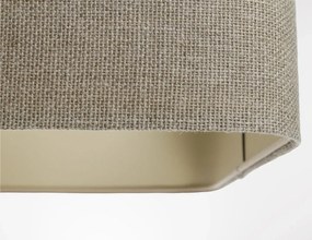Lampa wisząca KWADRO LEN 003-40w25 beżowa BPS KONCEPT