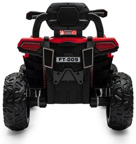 Baby Mix Czterokołowiec elektryczny dla dzieci Rave 4 x 4, czerwony
