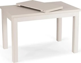 Stół Prostokątny Rozkładany SKUBI 120-160 cm Kaszmir Japandi