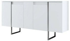 Szafka Luxe White and Silver