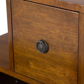 Regał Zen brown, 7szuflad 88x35x88cm
