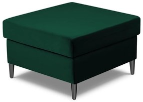 Zielony aksamitny podnóżek Kyoto – Cosmopolitan Design