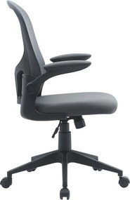 Szare tapicerowane krzesło biurowe Kempton – Yes Everyday