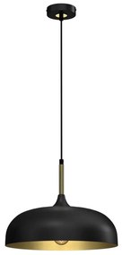 Brilagi - Żyrandol na lince ABRAHAM 1xE27/60W/230V śr. 35 cm czarny