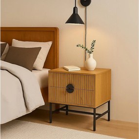 Szafka nocna MCW-O39,  naturalny