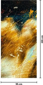 Fototapeta na drzwi - Całujące anioły (95x205cm)