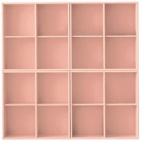 Różowy regał wiszący 140x140x27 cm Mistral – Hammel Furniture