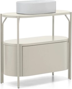 Biała szafka pod umywalkę 90x81 cm Arely – Kave Home