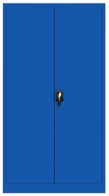 Warsztatowo-narzędziowa szafa metalowa SZYMON, 920 x 1850 x 500 mm, niebieska