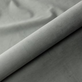 Łóżko kontynentalne INTENSO 140x200 szare velvet z pojemnikiem LAVERTO