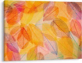 Obraz - Tło z jesiennych liści (70x50 cm)