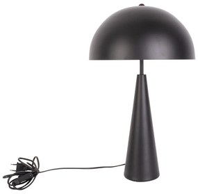 Czarna lampa stołowa Leitmotiv Sublime, wys. 51 cm