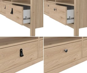 Szafka pod telewizor z szufladami Madrid, jackson hickory