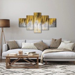 Obraz - Złote linie (125x70 cm)