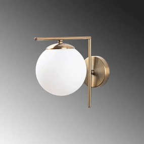 Kinkiet w biało-złotym kolorze ø 15 cm Antique – Opviq lights