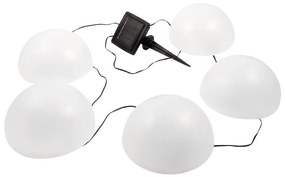 LED RGB Oświetlenie solarne HEMI LED/0,1W/1,2V 600 mAh IP44 biały