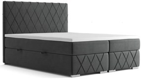 Dwuosobowe łóżko kontynentalne 120x200 E1-S36
