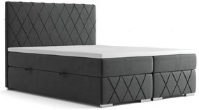 Dwuosobowe łóżko kontynentalne Ahus 120x200 - 32 kolory