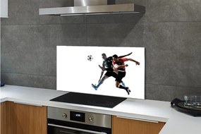 Szklany Panel Mężczyźni piłka