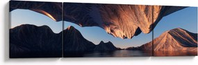 Obraz - Klify 3D (170x50 cm)