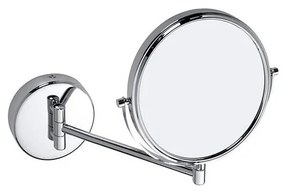 Lusterko kosmetyczne 23,2 x 26,5 cm, srebrne