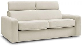 Kremowa rozkładana sofa 215 cm Monaco – Bobochic Paris