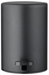 Stalowy kosz na śmieci z pedałem w kolorze matowej czerni 3 l Modo – Blomus