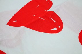 PrzytulneMieszkanie.pl PrzytulneMieszkanie.pl Bawełniana pościel WARM HEART jasnoniebieska Rozmiar pościeli: 70 x 90 cm | 140 x 220 cm