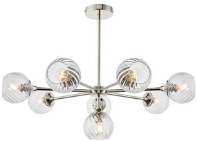 Endon 104051 - Żyrandol na pręcie ALLEGRA 8xE14/7W/230V chrom błyszczący