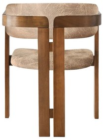 Krzesło do jadalni CO Beige and Walnut