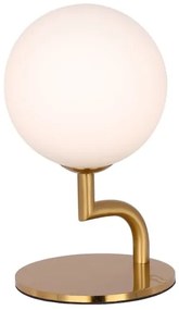 Stołowa lampka na biurko w stylu Art Deco White Ball Table Cuba