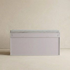 Szafka na buty z siedziskiem i wysuwanymi półkami GRADIA, 100 x 34 x 50 cm