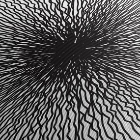 Obraz - Centrum (z zegarem) (90x30 cm)