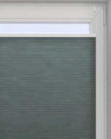 Plisa okienna na wymiar Honeycomb kolor szary tkanina półprzezroczysta