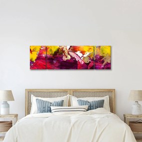 Obraz abstrakcji - malarstwo (170x50 cm)