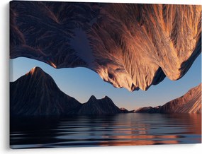 Obraz - Klify 3D (70x50 cm)
