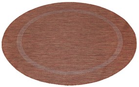 Dywan zewnętrzny Relax ceglany 200 cm x 200 cm  koło