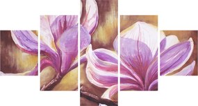 Obraz - Kwiaty magnolii (125x70 cm)