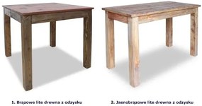 Jasnobrązowy stolik kawowy vintage – Afilia 3X